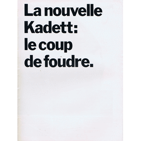 Brochure Opel Kadett