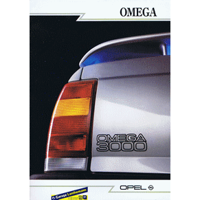 Brochure Opel Omega 1986 3000 (Switzerland)