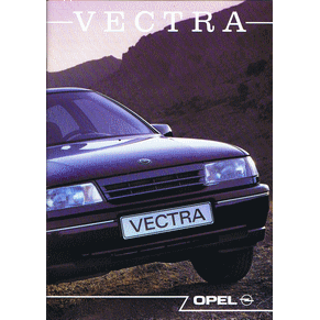 Brochure Opel Vectra 1989 (Switzerland)
