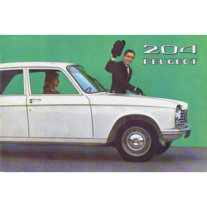 Brochure Peugeot 204 1965