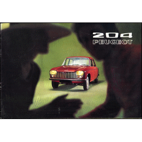 Brochure Peugeot 204 1971 berline/break (PP183)