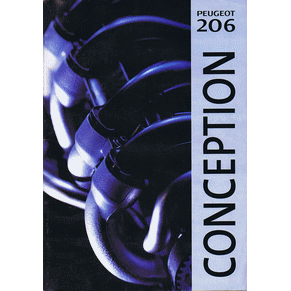 Brochure Peugeot 206 1998 Conception/Sensation (1B9901)