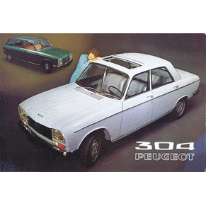 Brochure Peugeot 304 1971 berline/break (PP185)