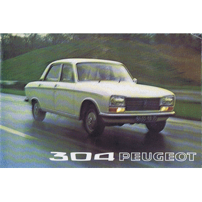 Brochure Peugeot 304 1973 S/break (PP268)