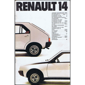 Brochure Renault 14 TL/GTL/TS 1979 (18.108.14)