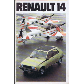 Brochure Renault 14 TL/GTL/TS 1980 (19.119.14)