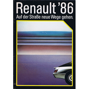 Brochure Renault 1986 range (Germany) (15806)