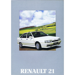 Brochure Renault 21 1989 TL/TS GTS/TSE GTX/TXE TI/Turbo TD/GTD Turbo-D/Turbo-DX (38 215 21)