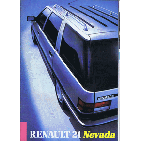 Brochure Renault 21 Nevada TS/GTS/GTX/TXE/GTD/Turbo-D (26 110 05)