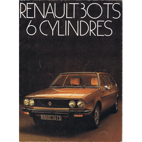 Brochure Renault 30 TS 6 cylindres (réf. 15 114.30)