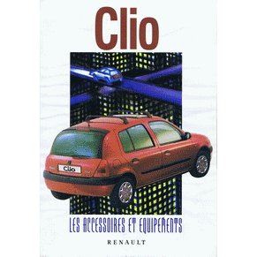 Brochure Renault Clio 1998 les accessoires et équipements (38 S15 B1 FRA)