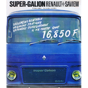 Brochure Renault Saviem Super-galion (V.508 - 367041)
