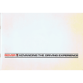 Brochure Rover 2300/2600/2600/3500/Vanden Plas