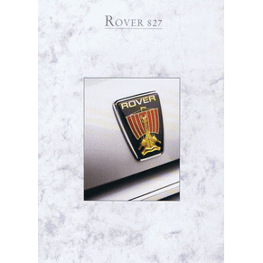 Brochure Rover 827 (Switzerland) (EO 512)