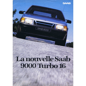 Brochure Saab 9000 Turbo 16 1984 (220319)
