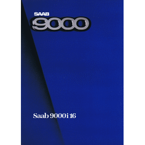 Brochure Saab 9000i 16 1985 (222554)
