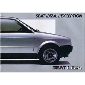 Brochure Seat Ibiza 1985 (M-6.743)