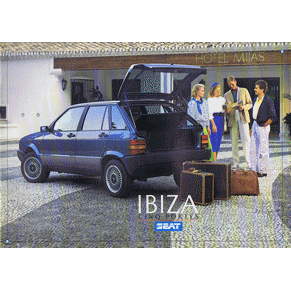 Brochure Seat Ibiza 1987 5 portes (B-28691)