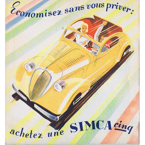 Brochure Simca Cinq 1938
