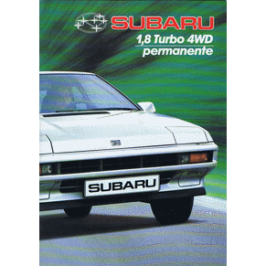 Brochure Subaru 1,8 Turbo 4wd permanente (Switzerland)
