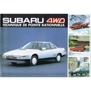 Brochure Subaru 4wd (Switzerland)