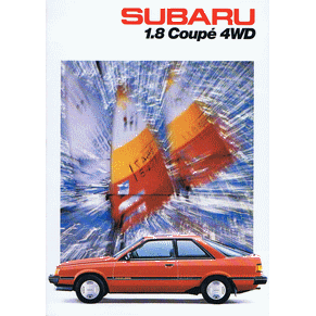 Brochure Subaru Coupé 1.8 4wd (Switzerland)
