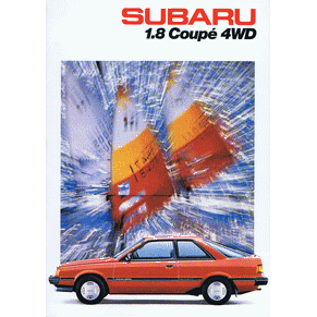 Brochure Subaru Coup 1.8 4wd (Switzerland)