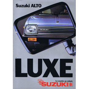Brochure Suzuki Alto (Switzerland)