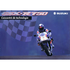 Brochure Suzuki GSX-R750 1996