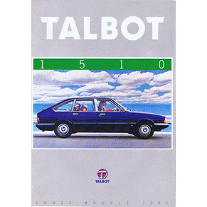 Brochure Talbot 1510 1980 GL/GLS/LS/SX (1C011)