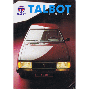 Brochure Talbot 1510 1982 LS/GL/GLS/SX