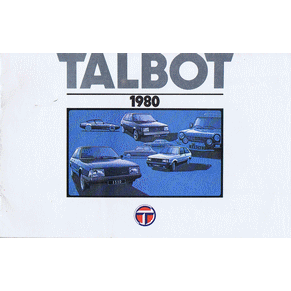 Brochure Talbot 1980 range (1H010)