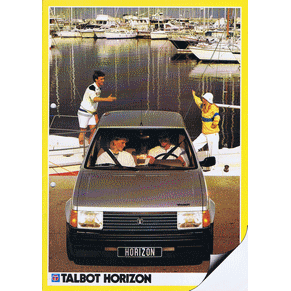 Brochure Talbot Horizon 1983 LS/GL/GLS (1R133)