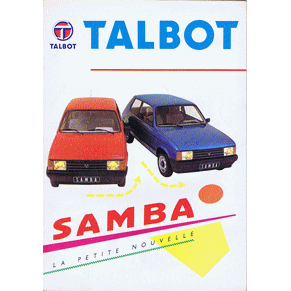 Brochure Talbot Samba 1981 LS/GL (1A012)