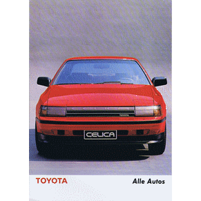 Catalogue Toyota alle autos (Allemagne)