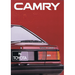 Brochure Toyota Camry 1986 (Switzerland)