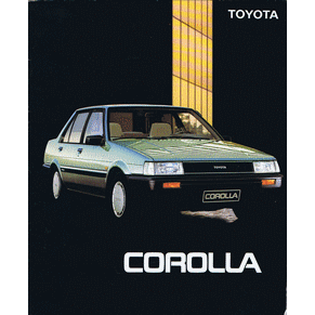 Brochure Toyota Corolla 1985 (Switzerland)