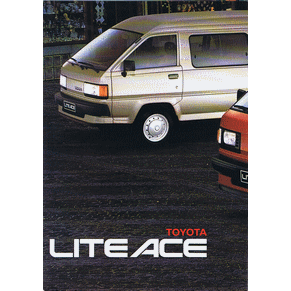 Brochure Toyota Liteace 1986 (Switzerland)