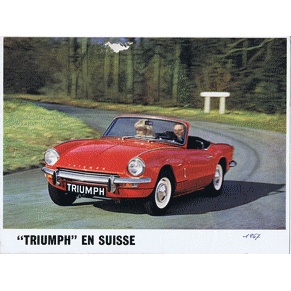 Brochure Triumph en Suisse 1967 (Switzerland)