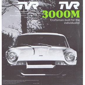 Brochure TVR 3000M 1976