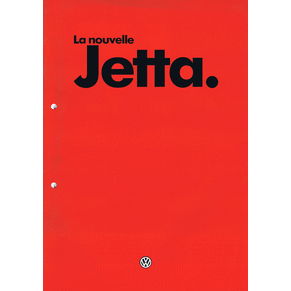 Brochure Volkswagen Jetta 1984 C/CL/GL/Carat (Switzerland) (420/1190.43.44)