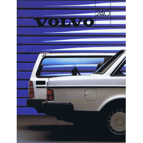 Brochure Volvo 240 1986 (Germany) (1781-86)