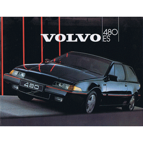 Brochure Volvo 480 1986 ES (2619-86)