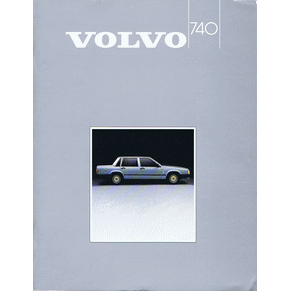 Brochure Volvo 740 1985 (Switzerland) (1138-85/2)