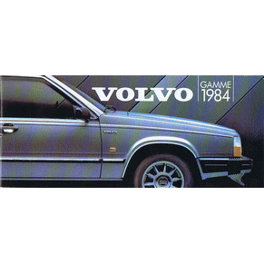 Brochure Volvo 1984 range