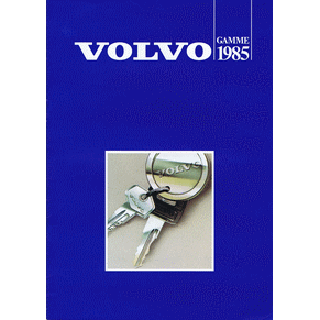 Brochure Volvo 1985 range