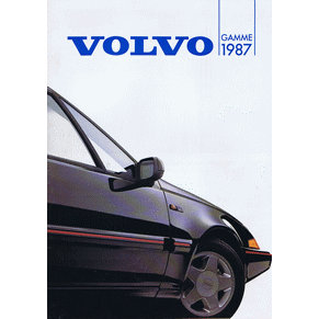 Brochure Volvo 1987 range