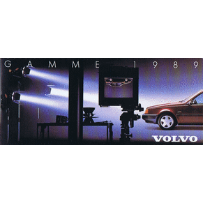Brochure Volvo 1989 range