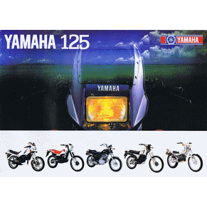 Brochure Yamaha 125 DT/RD/XT/TY/SR 1983 (LIT-3MC-0107652-83BK)