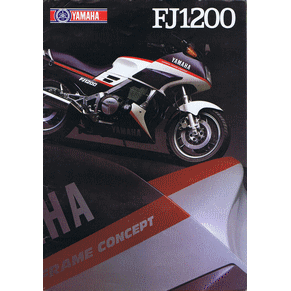 Brochure Yamaha FJ 1200 1986 (LIT-3MC-0107935-86E)